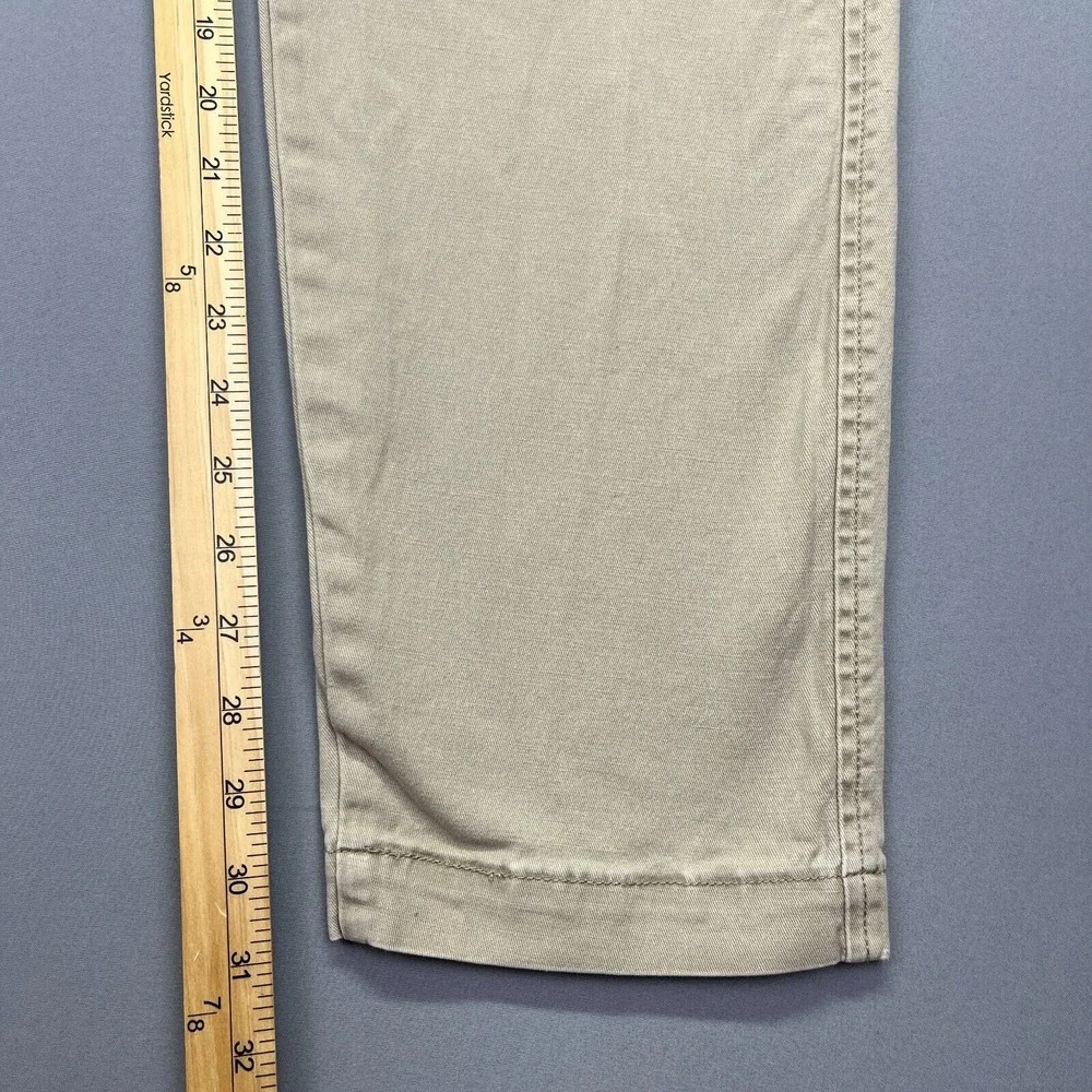 Levi's XX Chino Standard Taper Leg Pants Mens Beige Stretch Twill Sz 36 Fits 36